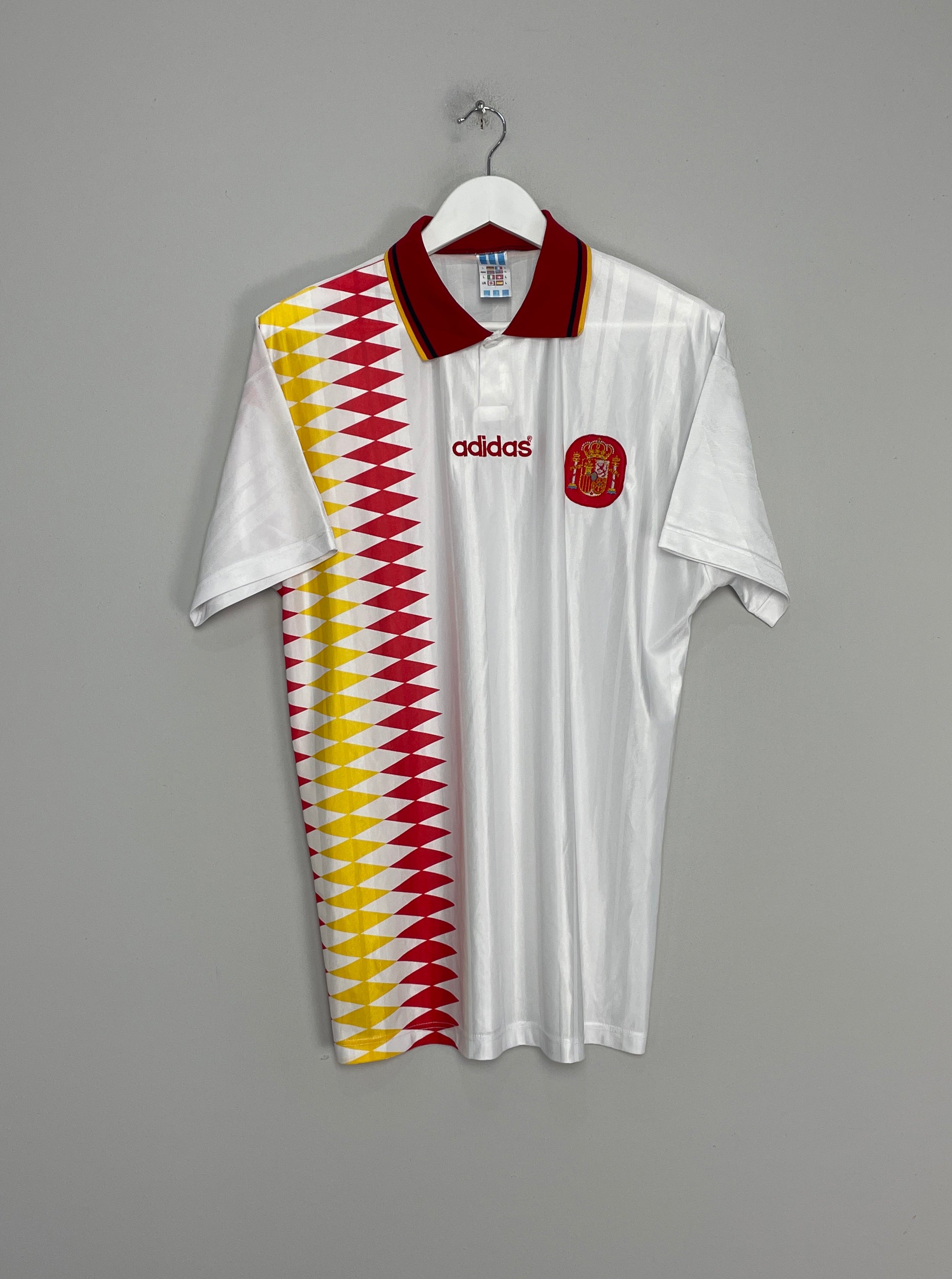 1994/96 SPAIN AWAY SHIRT (L) ADIDAS