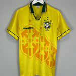 1994 BRAZIL #19 HOME SHIRT (M) UMBRO