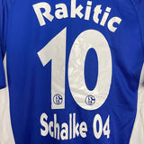 2008/10 SCHALKE RAKITIC #10 HOME SHIRT (M) ADIDAS