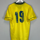 1994 BRAZIL #19 HOME SHIRT (M) UMBRO