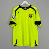 2005/06 BARCELONA RONALDINHO #10 C/L AWAY SHIRT (L) NIKE