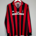 1989/90 AC MILAN L/S HOME SHIRT (XL) KAPPA