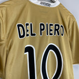 2008/09 JUVENTUS DEL PIERO #10 AWAY SHIRT (XL) NIKE