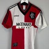 1995/96 RANGERS #8 AWAY SHIRT (M) ADIDAS