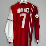 1998/99 PERUGIA NAKATA #7 HOME SHIRT (L) GALEX