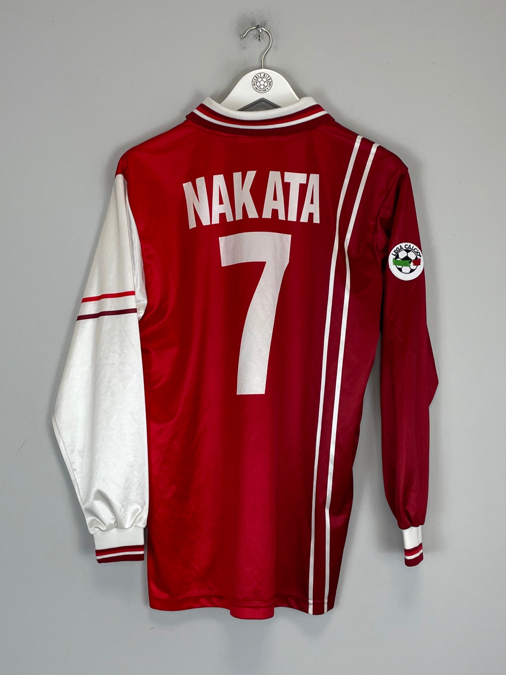 1998/99 PERUGIA NAKATA #7 HOME SHIRT (L) GALEX