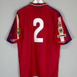 1997 KASHIMA ANTLERS #2 *BNWT* HOME SHIRT (L) UMBRO