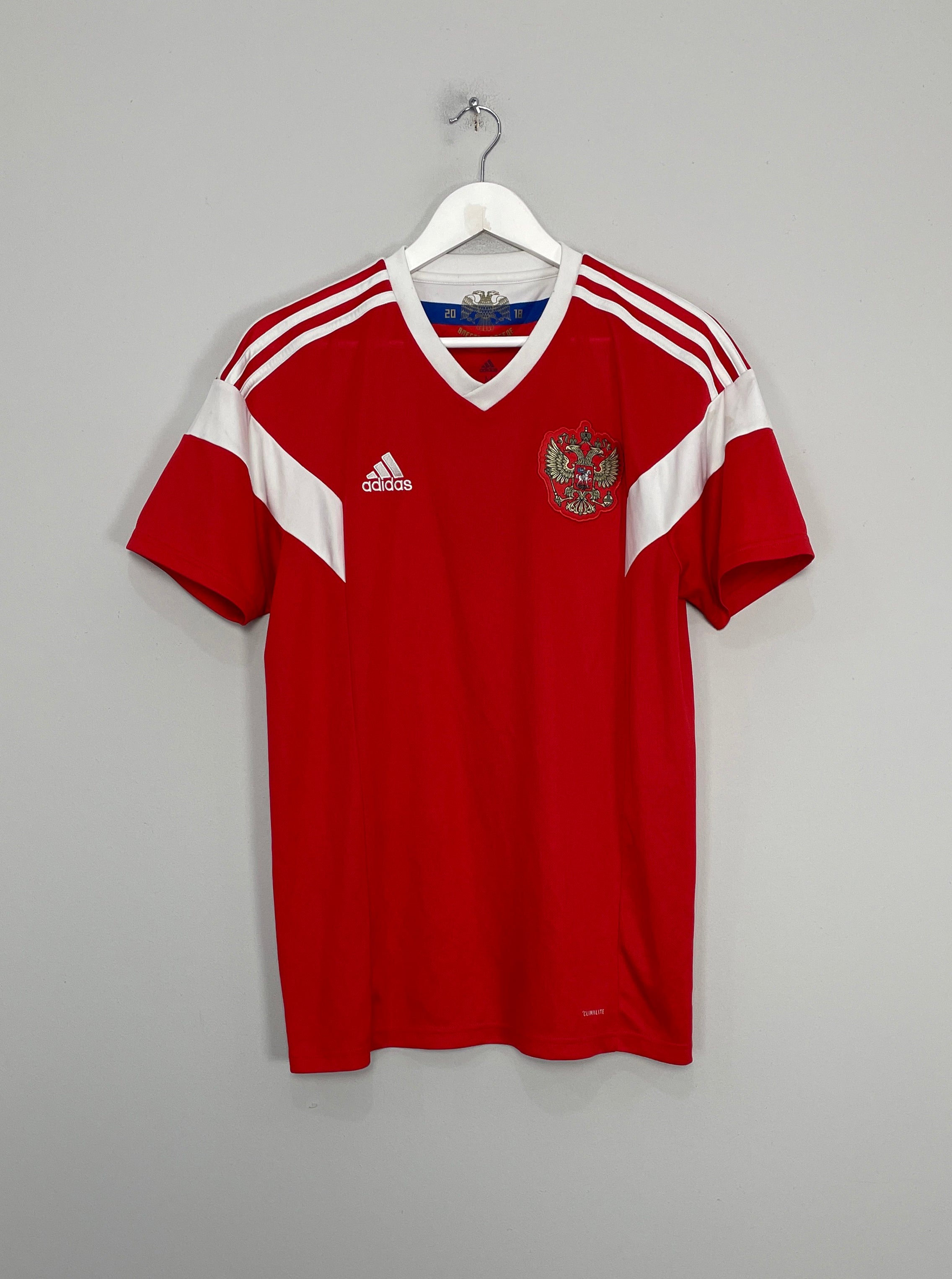 Image of the Russia shirt from the 2018/19 season