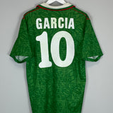 1994 MEXICO GARCIA #10 HOME SHIRT (L) UMBRO