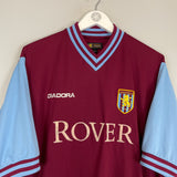 2002/03 ASTON VILLA HOME SHIRT (XL) DIADORA