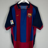 2003/04 BARCELONA RONALDINHO #10 HOME SHIRT (XL) NIKE