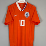 2008/10 NETHERLANDS SNEIJDER #10 HOME SHIRT (M) NIKE