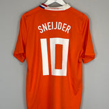 2008/10 NETHERLANDS SNEIJDER #10 HOME SHIRT (M) NIKE