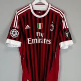 2011/12 AC MILAN IBRAHIMOVIC #11 C/L HOME SHIRT (L) ADIDAS