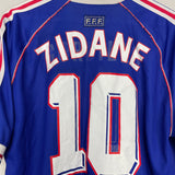 1998/00 FRANCE ZIDANE #10 HOME SHIRT (L) ADIDAS