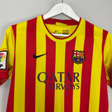 2013/14 BARCELONA AWAY SHIRT (XL.KIDS) NIKE