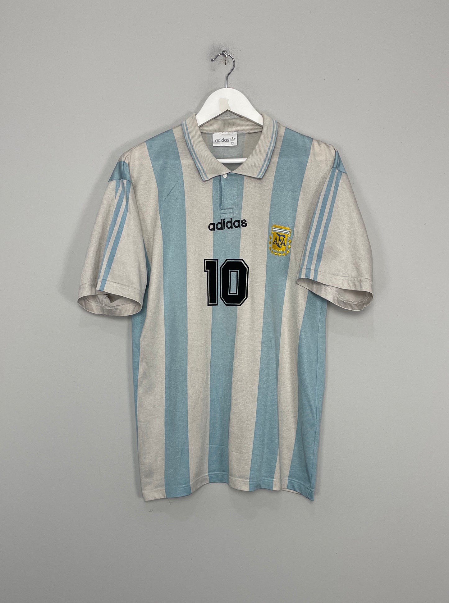 1994/96 ARGENTINA MARADONA #10 HOME SHIRT (M) ADIDAS