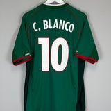 2001/02 MEXICO C.BLANCO #10 HOME SHIRT (XL) ATLETICA