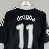 2008/09 CHELSEA DROGBA #11 C/L AWAY SHIRT (M) ADIDAS