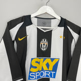 2004/05 JUVENTUS CANNAVARO #28 HOME SHIRT (XL) NIKE