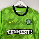 2010/11 CELTIC LENNON #18 L/S AWAY SHIRT (L) NIKE