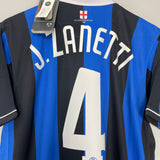 2006/07 INTER MILAN J.ZANETTI #4 *BNWT* HOME SHIRT (L) NIKE