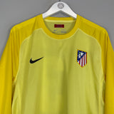 2013/14 ATLETICO MADRID COURTOIS #13 *PLAYER ISSUE* GK SHIRT (XL) NIKE