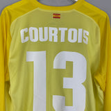 2013/14 ATLETICO MADRID COURTOIS #13 *PLAYER ISSUE* GK SHIRT (XL) NIKE