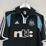 2000/01 NEWCASTLE SHEARER #9 AWAY SHIRT (XL) ADIDAS