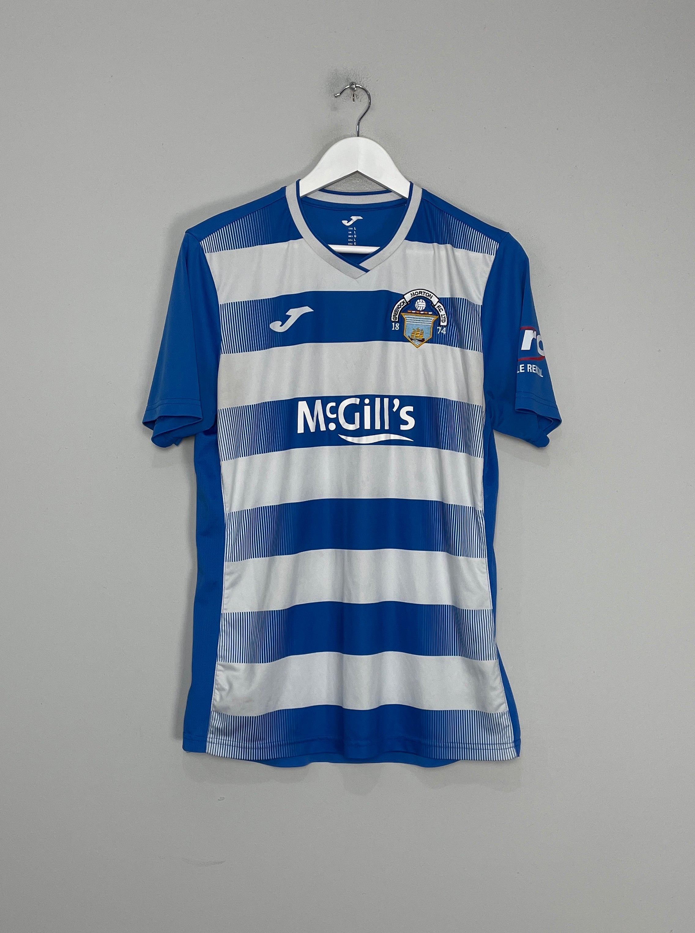 2022/23 GREENOCK MORTON HOME SHIRT (L) JOMA