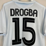 2005/06 CHELSEA DROGBA #15 C/L AWAY SHIRT (L) UMBRO