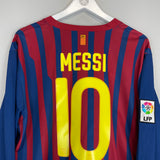 2011/12 BARCELONA MESSI #10 L/S HOME SHIRT (XL) NIKE