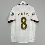 2007/08 ARSENAL NASRI #8 AWAY SHIRT (M) NIKE