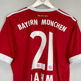 2017/18 BAYERN MUNICH LAHM #12 HOME SHIRT (M) ADIDAS