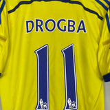 2014/15 CHELSEA DROGBA #11 AWAY SHIRT (M) ADIDAS