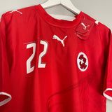 2006/08 SWITZERLAND YAKIN #22 *BNWT* HOME SHIRT (L) PUMA