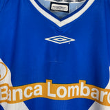 2002/03 BRESCIA BAGGIO #10 L/S HOME SHIRT (L) UMBRO