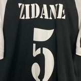 2001/02 REAL MADRID ZIDANE #5 AWAY SHIRT (M) ADIDAS