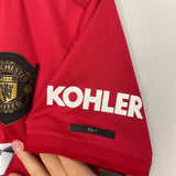 2019/20 MANCHESTER UNITED HOME SHIRT (M) ADIDAS