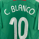 2007/08 MEXICO C.BLANCO #10 HOME SHIRT (L) ADIDAS