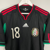 2010/11 MEXICO A.GUARDADO #18 AWAY SHIRT (M) ADIDAS