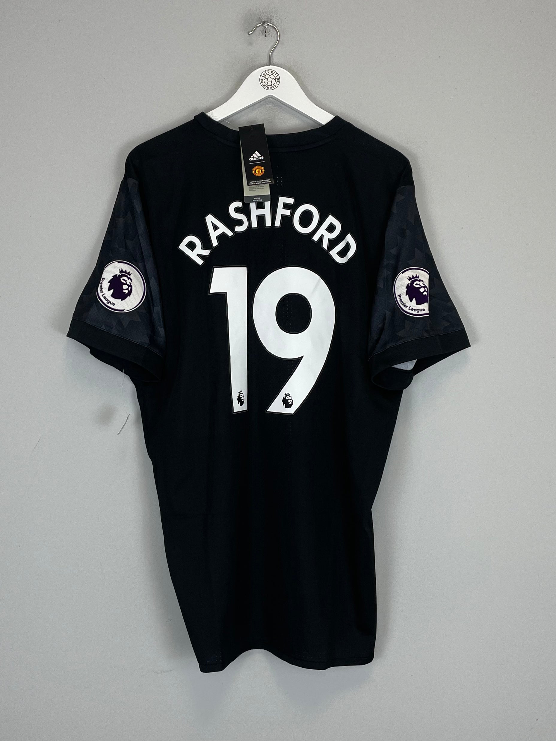 2017/18 MANCHESTER UNITED RASHFORD #19 *BNWT* AUTHENTIC AWAY SHIRT (XXL) ADIDAS