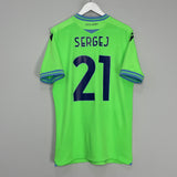 2020/21 LAZIO SERGEJ #21 AWAY SHIRT (XL) MACRON