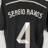 2014/15 REAL MADRID SERGIO RAMOS #4 THIRD SHIRT (S) ADIDAS