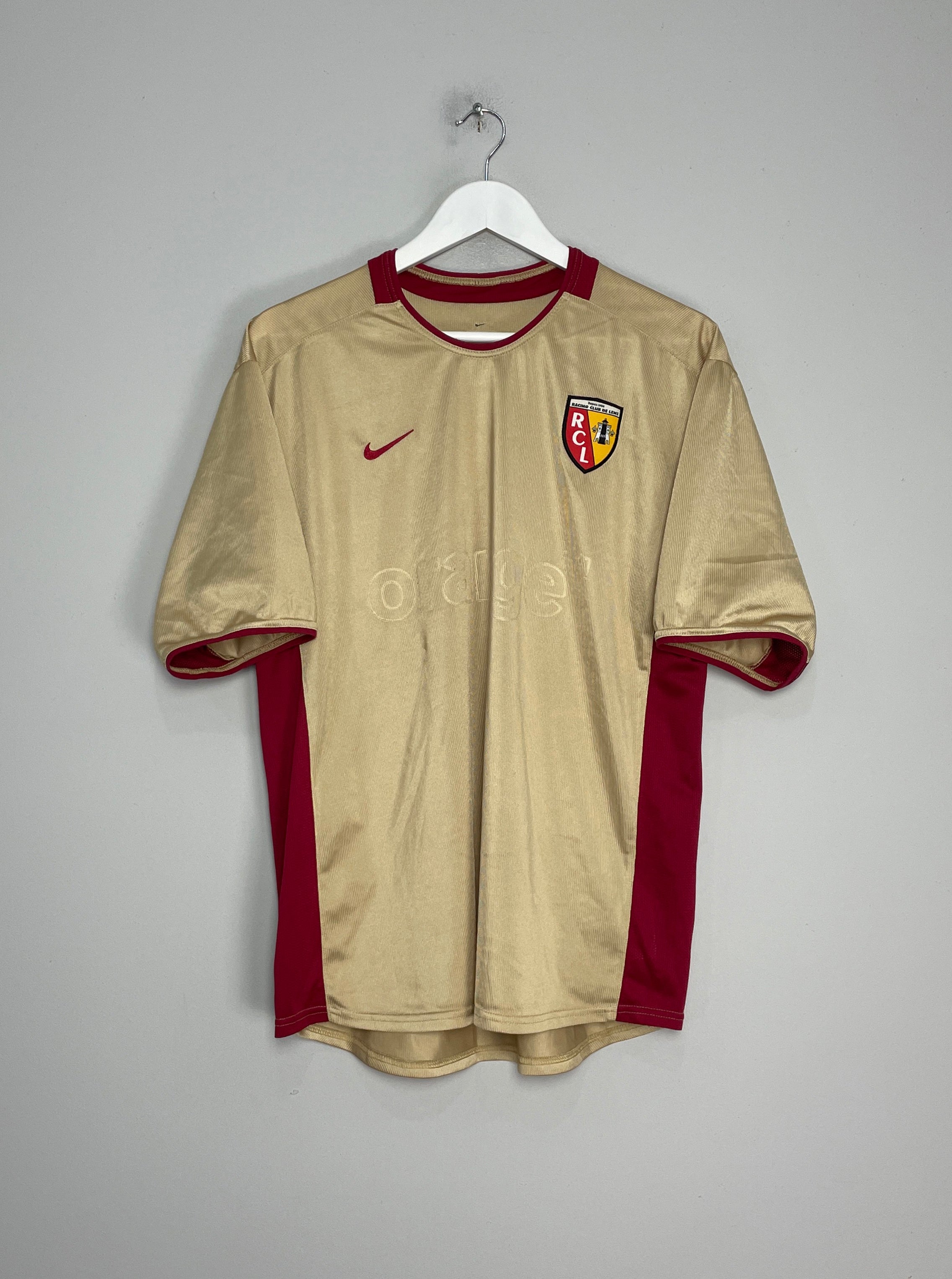 2002/03 RC LENS HOME SHIRT (L) NIKE