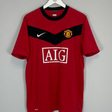 2009/10 MANCHESTER UNITED NANI #17 HOME SHIRT (L) NIKE