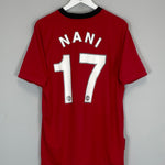 2009/10 MANCHESTER UNITED NANI #17 HOME SHIRT (L) NIKE