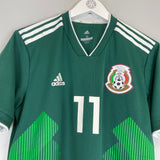 2018/19 MEXICO CARLOS VELA #11 *AUTHENTIC* HOME SHIRT (M) ADIDAS