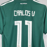 2018/19 MEXICO CARLOS VELA #11 *AUTHENTIC* HOME SHIRT (M) ADIDAS