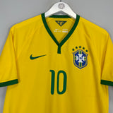 2014/15 BRAZIL NEYMAR JR #10 HOME SHIRT (M) NIKE